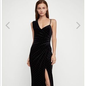 asymmetrical shoulder evening dress